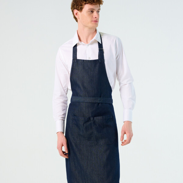SOL'S Grant Denim Bib Apron with Pocket Thumbnail
