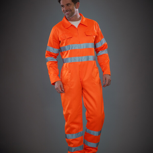 Yoko Hi-Vis Poly/Cotton Coverall Thumbnail